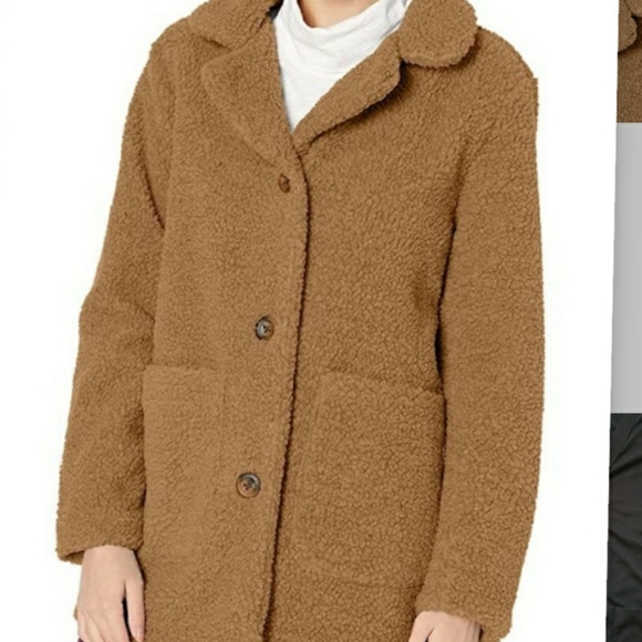 PINK PLATINUM Fuzzy Teddy Bear Coat - NWT - Picture 2 of 5